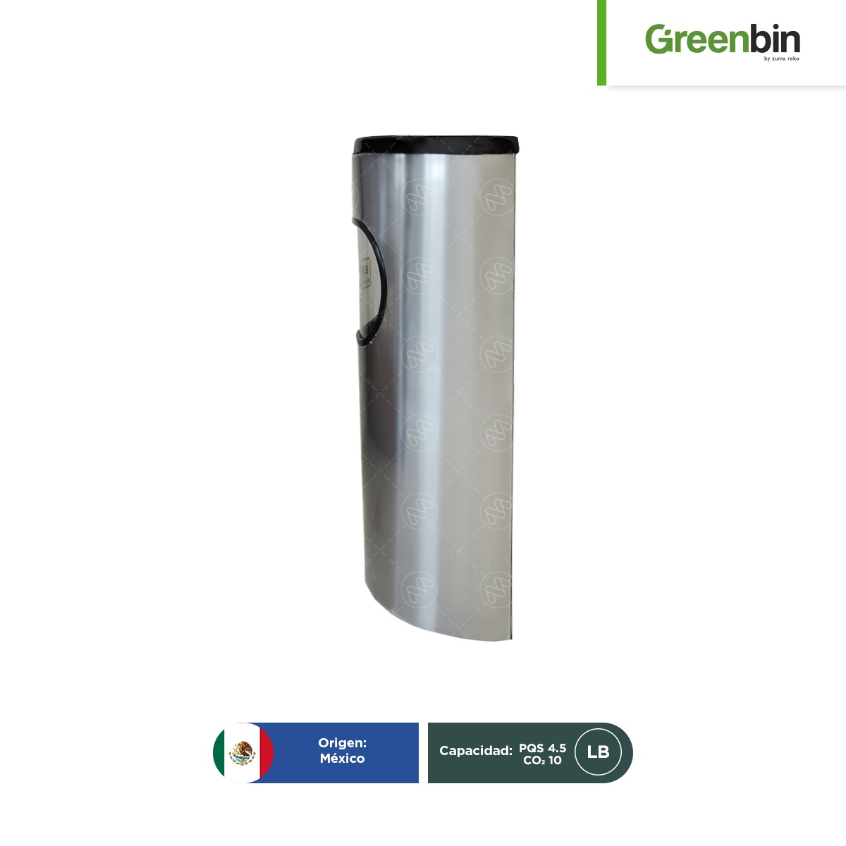 porta extintor medio punto en acero inoxidable greenbin 38 x 19 x 60 cm 002