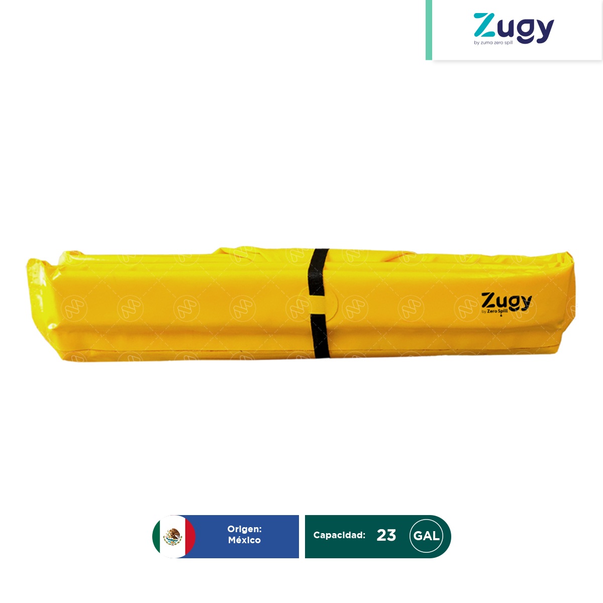 berma portatil de pvc para derrames zugy 90x90 cm 23 gal 003